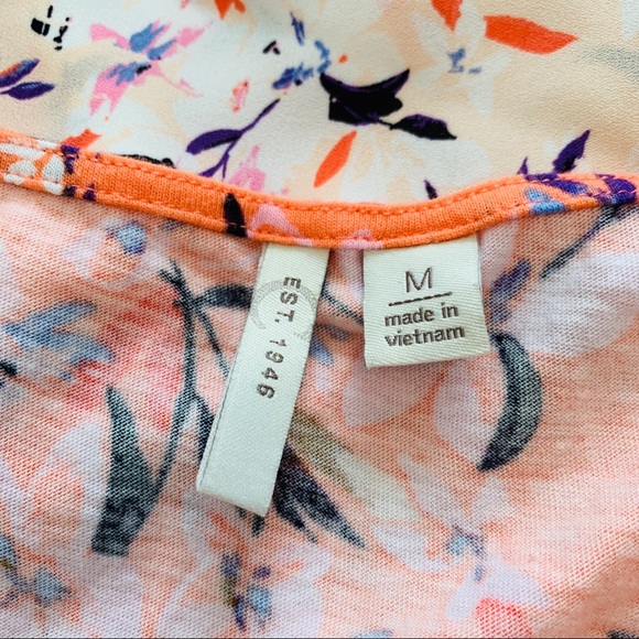 🍋 3/$20 Cato est 1946 sleeveless floral top M - Picture 5 of 6